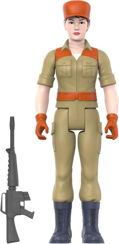 Super7 G.I. Joe Female Combat Engineer Ponytail Hair - 3.75" G.I. Joe Action Figure with Accessory Classic Cartoon Collectibles and Retro Toys...