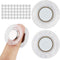 25 Pairs Mini Invisible Sew Magnetic Snap PVC Round Shape Hidden Purse Closure Fastener Snap for Kids Clothing Clasp Baby Bib Diapers Accessories ...