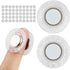 25 Pairs Mini Invisible Sew Magnetic Snap PVC Round Shape Hidden Purse Closure Fastener Snap for Kids Clothing Clasp Baby Bib Diapers Accessories ...