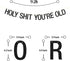 Black Glitter Holy Shit You're Old Banner - Funny 30th 40th 50th 60th 70th 80th 90th Birthday Party Decorations...