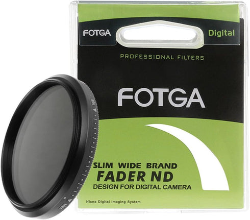 Fotga Slim Fader Variable ND Filter Adjustable ND2 to ND400 86mm Neutral Density Optical Glass for Camera Lens...