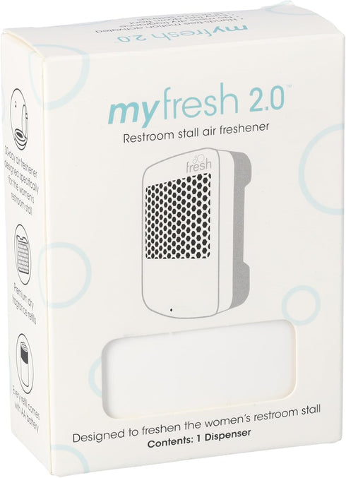 Fresh Products myfresh Dispenser 2.0 Air Freshener, Improved Design, Motion Sensor, White/Gray - 1pk...