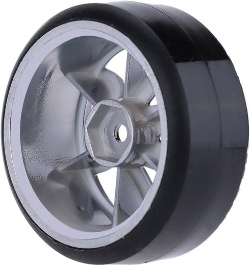 GoolRC 4PCS/Set 1/10 Drift Car Tires Hard Tyre Replacement for Traxxas HSP Tamiya HPI Kyosho On-Road Drifting Car (Titanium)...