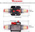 2 Piece 50A Circuit Breaker 12V with Manual Reset,50 amp Inline Fuse 0-8 Gauge for Car Audio Marine Boat Stereo Switch Inverter Replace Fuses...