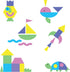 ARTshapes 840 pc Creative Paper Shapes Pack with 70+ Idea Guide - US Made Card Stock - Punch Out Funky DIY Craft Supplies for Whimsical Art Design...
