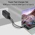 65W USB C Power Adapter,PD 3.0 Type C Charging Block Wall Charger for iPhone 15Pro/ 15Pro Max/ 14/14Pro/13Pro/13 Samsung Switch......
