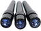 WE Games Black Metal Cribbage Pegs with Swarovski Austrian Crystals - Set of 3 - Cobalt Blue...