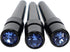WE Games Black Metal Cribbage Pegs with Swarovski Austrian Crystals - Set of 3 - Cobalt Blue...