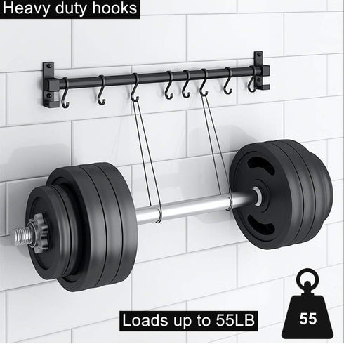 GAViA S Hooks, S Shaped Hooks, Matte Black S Hooks Heavy Duty for Hanging Pots and Pans, Plants, Coffee Cups, Coats, Bags, Towels in Kitchen, Bedr...