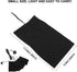 Electric Clothes Heating Pads, 5Pcs Portable USB Heater Pads Set, Adjustable Temperature Heating Pad for Clothes Seat Bed, Waterproof Fiber Heatin...