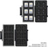 36 Slots Memory Card Case Water-Resistant Anti-Shock Memory Card Wallet for 24 Micro SD SDXC SDHC TF Cards and 12 SD SDXC SDHC Cards...