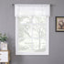 Tollpiz White Sheer Valance Linen Textured Bedroom Valance Curtains Sheer Light Filtering Rod Pocket Voile Curtain Valances for Living Room, 54 x ...