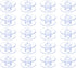 Hekisn Sewing Machine and Embroidery Bobbins, SA156 Bobbins for Brother, Class 15 Transparent Sewing Bobbins (30 Pack)...