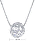925 Sterling Silver Necklaces with Pendant Cut Beads Ball Chain Necklace for Women Charm Jewelry | Locket Necklace | Silver Necklace for Women | S...