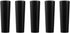 MRbrew 5 PCS Plastic Beer Tap Handles, Black Faucet Handles Fitting Standard American Threading...