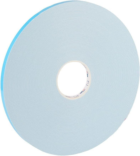 Double Sided Foam Tape PE, Glazing Tape - Size 3/4 x 1/16 x 164 feet (50 m) - 1 Unit, White...
