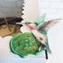 GEORLD Edible Cupcake Topper Wafer Hummingbird Cake Bird Decoration by Wafer Paper,12 Counts,Flat not 3D...