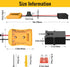 Power Wheels Adapter for Dewalt 20V Battery with Wire Harness Connector Compatible with Fisher-Price 12 Volt Power Wheels, 12AWG Wire with 40A Fus...