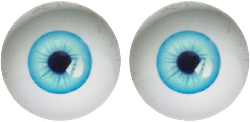 100PCS 8MM Human Eyes Glass Cabochon for Art Dolls Sculptures Props Masks Fursuits Taxidermy Jewelry Making Flatback 0.31inches...