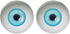 100PCS 8MM Human Eyes Glass Cabochon for Art Dolls Sculptures Props Masks Fursuits Taxidermy Jewelry Making Flatback 0.31inches...