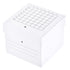uxcell Centrifuge Tube Freezer Storage Box 49-Well Cardboard Holder White for 10ml 18mm Dia Micro Centrifuge Tubes...