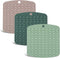 3 Pack Silicone Pot Holders,Silicone Trivet Mats Silicone Hot Pads for Kitchen Silicone Trivets for Hot Pots and Pans Non Slip Heat Resistant Pot ...