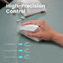 Perixx PERIMICE-813W Bluetooth Vertical Mouse - Wireless 3-in-1 Multi-Device Spec - Travelling Carry Bag - Ergonomic Right-Handed Design - White...