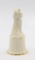 Fine Porcelain Wedding Couple 50th Anniversary Decorative Bell Figurine, 5-5/8" H...