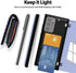 GOOSPERY for Samsung Galaxy Note 20 Ultra 6.9"(2020) Card Holder Wallet Case, Easy Magnetic Door Closure Protective Dual Layer Bumper Phone Back C...