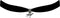 Victorian Vault Black Velvet Wolf Choker Steampunk Gothic Pendant Necklace...