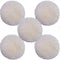 OKAYDA Lambswool Polishing Pads 5 inch Soft Sheepskin Buffing Pads with Hook and Loop Back Design Cutting Pad for Car, Furniture, Glass and So On...