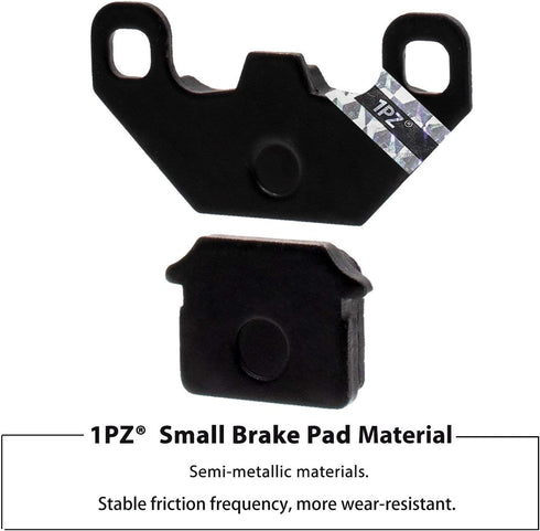 1PZ SSR-SD2 Brake Pads 2pcs Replacement for SDG SSR 50cc 70cc 110cc 125cc 140cc Thumpstar Coolster Orion Demon Stomp BSE Kayo Lifan YX Pit Dirt Bi...