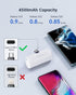 Kuulaa Portable Charger USB C Power Bank 4500mAh Small Portable Phone Charger Android Compact Plug in Battery Pack Portable Compatible with iPhone...