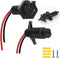 Trolling Motor Plug and Receptacle,12V-24V 10 Gauge 2 Wire Trolling Motor Connector,Male and Female Quick Connect Trolling Motor Socket Compatible...