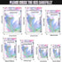 100 Pack Resealable Mylar Bags Smell Proof Pouch Aluminum Foil Packaging Plastic Ziplock Bag,Small Mylar Storage Bags For Candy,Jewelry,Screw,Holo...