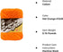 New in 2017 Lily Sugar 'n Cream Solids 100% Cotton Yarn ~ 2.5 oz. Skeins (Hot Orange #1628)......