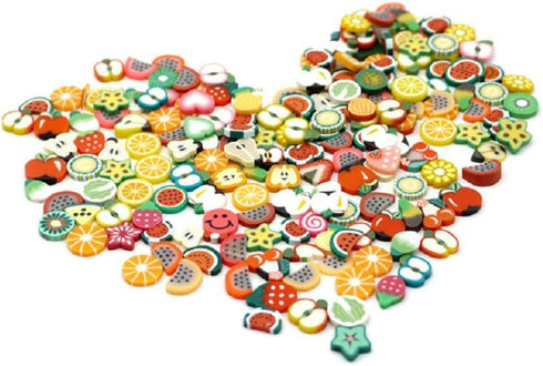 Yuren DIY Bracelet Beaded Crafts Jewelry Accessories Beads Beads 10mm Mixed Fruit Color Pony Beads Handmade Jewelry Beads 100pcs?Have Holes?...