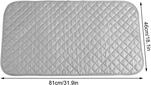 Ironing Mat, Grip Iron Blanket Pad Portable Isolate Heat Ironing Alternative Cover Rest Board for Steam Pressing Table Top Travel Home Laundry Any...