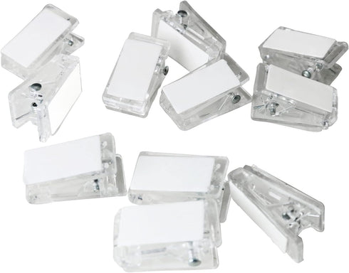 20PCS Transparent Double Sided Adhesive Clip Self Adhesive Clips Adhesive Wall Tapestry Clips Poster Spring Clips Plastic Sticky Picture Hanging C...