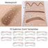 evpct Eyebrow Stamp Pencil Kit for Eyebrows, Makeup Brow Stamp Trio Kit with Waterproof Eyebrow Pencil, Eyeliner, Eyebrow Pomade, 10 Eyebrow Stenc...