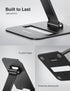 Nulaxy 2 Pack Dual Folding Cell Phone Stand, Fully Adjustable Phone Holder for Desk, Compatible with iPhone 15 14 13 12 11, Nintendo Switch, All P...