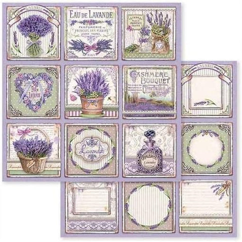 STAMPERIA INTERNATIONAL, KFT PAPER PAD 8X8 10PK PROVENCE, 20.3 x 20.3 (8" x 8"), Multicoloured...