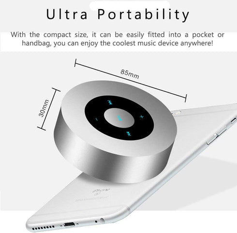 Smart LED Touch play Bluetooth Speaker/Portable Wireless Speakers with HD Sound / 12-Hour Playtime/Bluetooth 5.0 / TF card Support play speaker/Au...