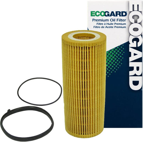 ECOGARD X5598 Premium Cartridge Engine Oil Filter for Conventional Oil Fits Audi A6 Quattro 3.0L 2009-2015, Q7 3.0L 2011-2015, Q5 3.2L 2009-2012, ...