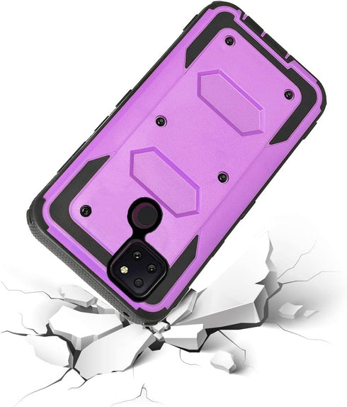 Asuwish Phone Case for T-Mobile Revvl 5G Cover Hybrid Rugged Shockproof Drop Proof Full Body Protective Heavy Duty Mobile Cell Accessories Tmobile...