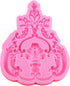 Baroque Silicone Molds Curlicues Scroll Lace Fondant Mold Scroll Relief Flower Candy Mold Filigree Mold 3D Sculpted For DIY Cake Decorating Cupcak...