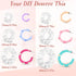 14 Pcs Polymer Clay Hoop Guide Flower Polymer Clay Molds Clay Cutters for Polymer Clay Jewelry Earring Clay Cutters 6 Sizes Hoop Guides with 30 Pc...
