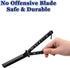DOUBLE 2 C Butterfly Knife, Practice Balisong Knife Trainer, Metal Steel Folding Comb, Unsharpened Blade for Practicing Flipping Tricks, Csgo Butt...