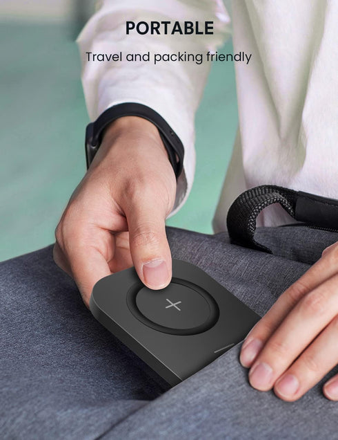 Wireless Charging Pad, JoyGeek Dual Wireless Charger for iPhone 14 Plus/14 Pro/14/13 Pro Max/Pro/Mini/12,Airpods 3/2,Wireless Phone Charger for Sa...