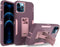 Designed for iPhone 12/12 Pro Case with Stand, Drop Protection work with Magnetic Car Mount, Dustproof light waterproof,Hybrid Hard PC Kickstand C...